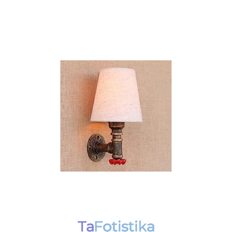 Rustic Lodge Brass Χαρακτηριστικό για Απλίκες Τοίχου Περιβάλλοντος Φωτιστικό τοίχου