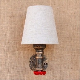 Rustic Lodge Brass Χαρακτηριστικό για Απλίκες Τοίχου Περιβάλλοντος Φωτιστικό τοίχου