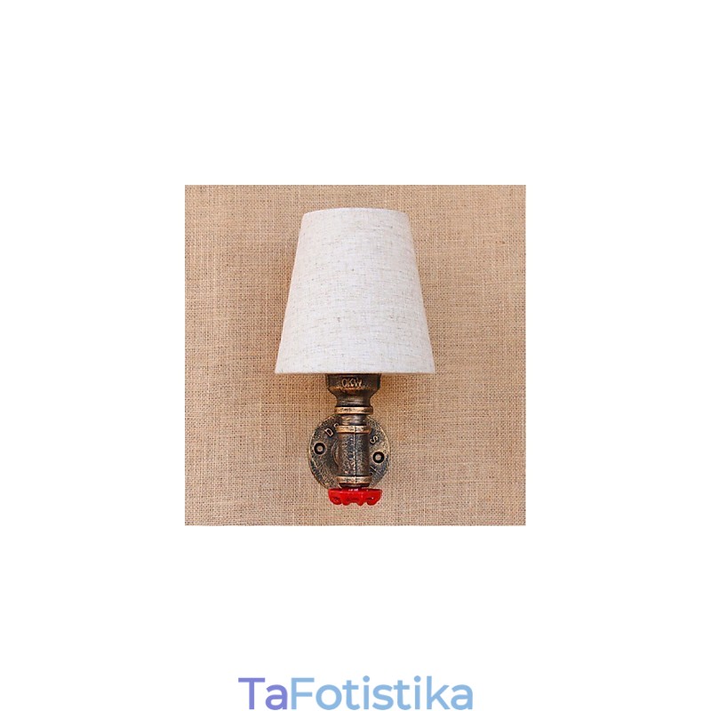 Rustic Lodge Brass Χαρακτηριστικό για Απλίκες Τοίχου Περιβάλλοντος Φωτιστικό τοίχου