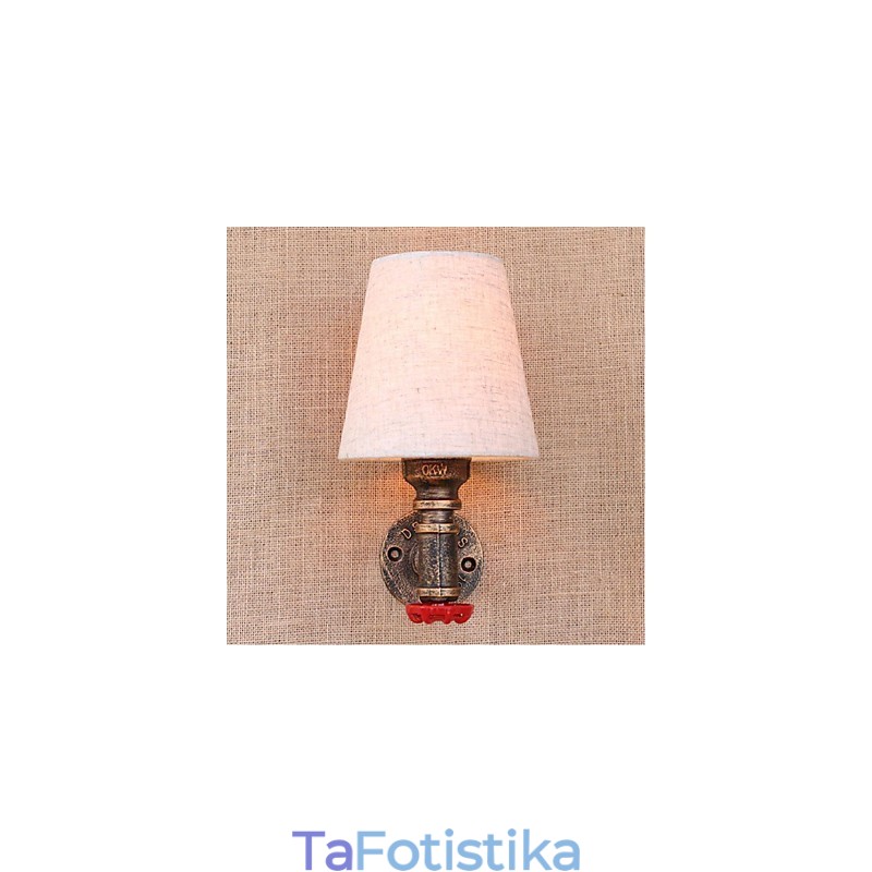 Rustic Lodge Brass Χαρακτηριστικό για Απλίκες Τοίχου Περιβάλλοντος Φωτιστικό τοίχου