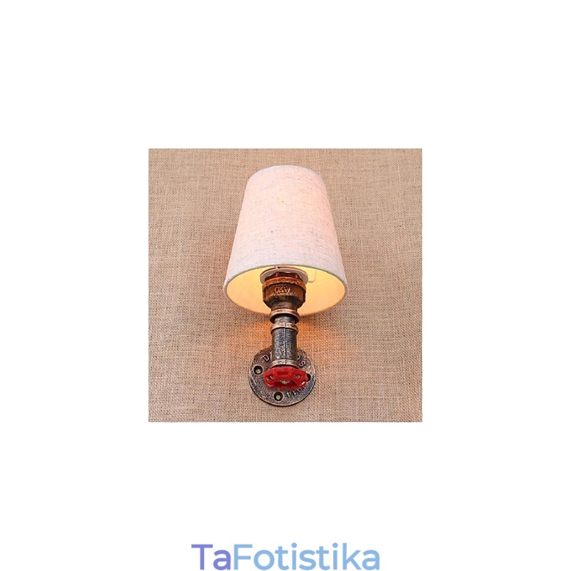 Rustic Lodge Brass Χαρακτηριστικό για Απλίκες Τοίχου Περιβάλλοντος Φωτιστικό τοίχου