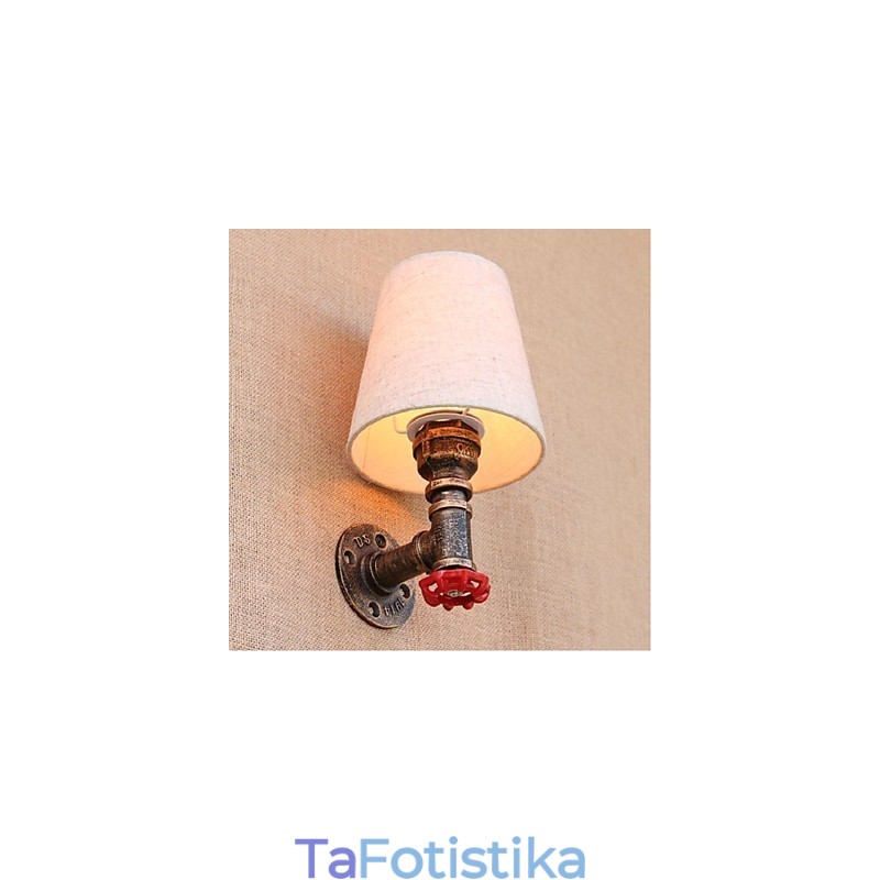 Rustic Lodge Brass Χαρακτηριστικό για Απλίκες Τοίχου Περιβάλλοντος Φωτιστικό τοίχου
