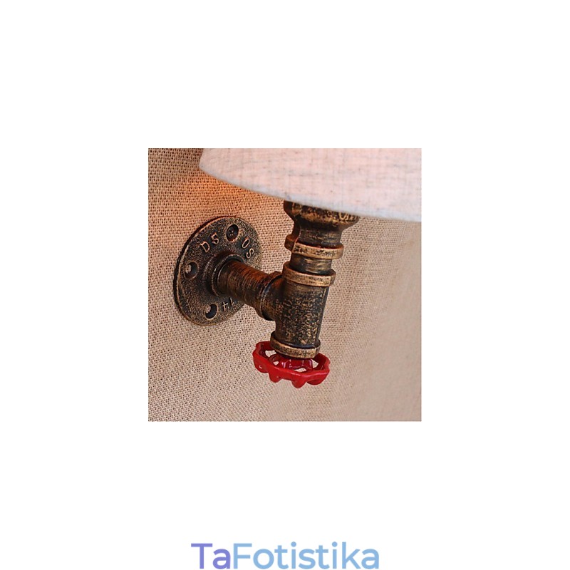 Rustic Lodge Brass Χαρακτηριστικό για Απλίκες Τοίχου Περιβάλλοντος Φωτιστικό τοίχου