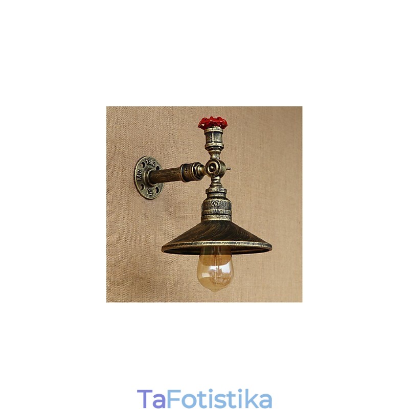 Ρουστίκ Lodge Painting Χαρακτηριστικό για Απλίκες Τοίχου Περιβάλλοντος Φωτιστικό τοίχου