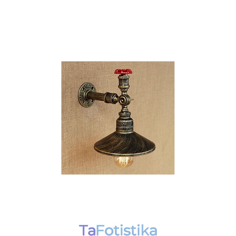 Ρουστίκ Lodge Painting Χαρακτηριστικό για Απλίκες Τοίχου Περιβάλλοντος Φωτιστικό τοίχου