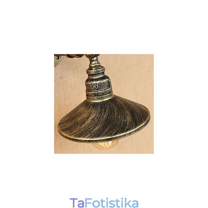 Ρουστίκ Lodge Painting Χαρακτηριστικό για Απλίκες Τοίχου Περιβάλλοντος Φωτιστικό τοίχου