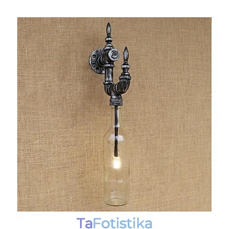 Rustic Lodge Silver Χαρακτηριστικό για Απλίκες Τοίχου Περιβάλλοντος Φωτιστικό τοίχου Rustic Lodge Silver Χαρακτηριστικό για Απλίκες Τοίχου Περιβάλλοντος Φωτιστικό τοίχου
