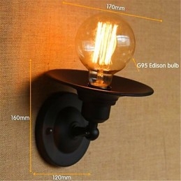 Ρουστίκ Lodge Country Painting χαρακτηριστικό για Swing Arm Ambient Light Wall απλίκες