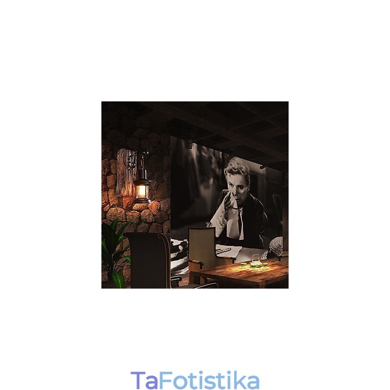 Μονόκεφαλο Industrial Vintage Ρετρό Ξύλινη Ζωγραφική Έγχρωμο Επιτοίχιο φωτιστικό για το Διακοσμητικό Φωτιστικό τοίχου Home Hotel Corridor