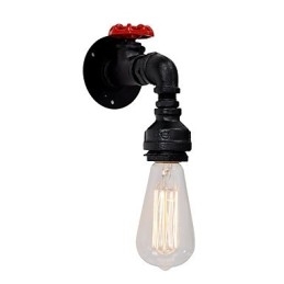Water Pipe Wall Lights Retro Industrial Style Creative Country Metal Restaurant Cafe Bar Bar Επιτραπέζιες Απλίκες