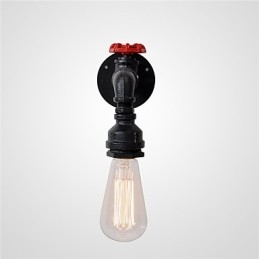 Water Pipe Wall Lights Retro Industrial Style Creative Country Metal Restaurant Cafe Bar Bar Επιτραπέζιες Απλίκες