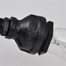 Water Pipe Wall Lights Retro Industrial Style Creative Country Metal Restaurant Cafe Bar Bar Επιτραπέζιες Απλίκες