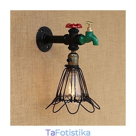 Country Retro Painting χαρακτηριστικό για Mini Style Ambient Light Απλίκες τοίχου Φωτιστικό τοίχου Country Retro Painting χαρακτηριστικό για Mini Style Ambient Light Απλίκες τοίχου Φωτιστικό τοίχου