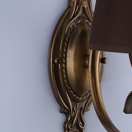 Παραδοσιακό κλασικό ηλεκτρολυμένο χαρακτηριστικό για προστασία ματιών Απλίκες τοίχου Φωτιστικό τοίχου κάτω από το φως