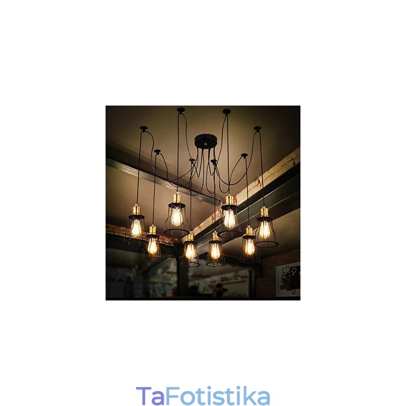 Country Designers ζωγραφίζουν μεταλλικό πολυέλαιο