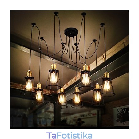 Country Designers ζωγραφίζουν μεταλλικό πολυέλαιο Country Designers ζωγραφίζουν μεταλλικό πολυέλαιο