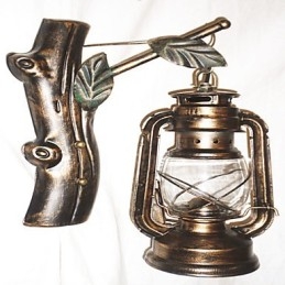 Ρουστίκ Lodge Painting Χαρακτηριστικό για Mini Style Uplight Απλίκες τοίχου Φωτιστικό τοίχου