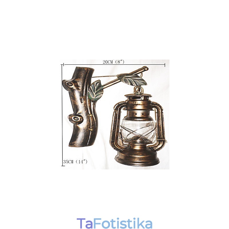 Ρουστίκ Lodge Painting Χαρακτηριστικό για Mini Style Uplight Απλίκες τοίχου Φωτιστικό τοίχου