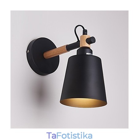 Vintage Wood Art Deco Metal Μεταλλικό Ρουστίκ Απλίκα Τοίχου Σαλόνι Τραπεζαρία Διαδρόμου Επιτοίχιο Φωτιστικό Μαύρο Λευκό Προαιρετικό Vintage Wood Art Deco Metal Μεταλλικό Ρουστίκ Απλίκα Τοίχου Σαλόνι Τραπεζαρία Διαδρόμου Επιτοίχιο Φωτιστικό Μαύρο Λευκό Προαιρετικό