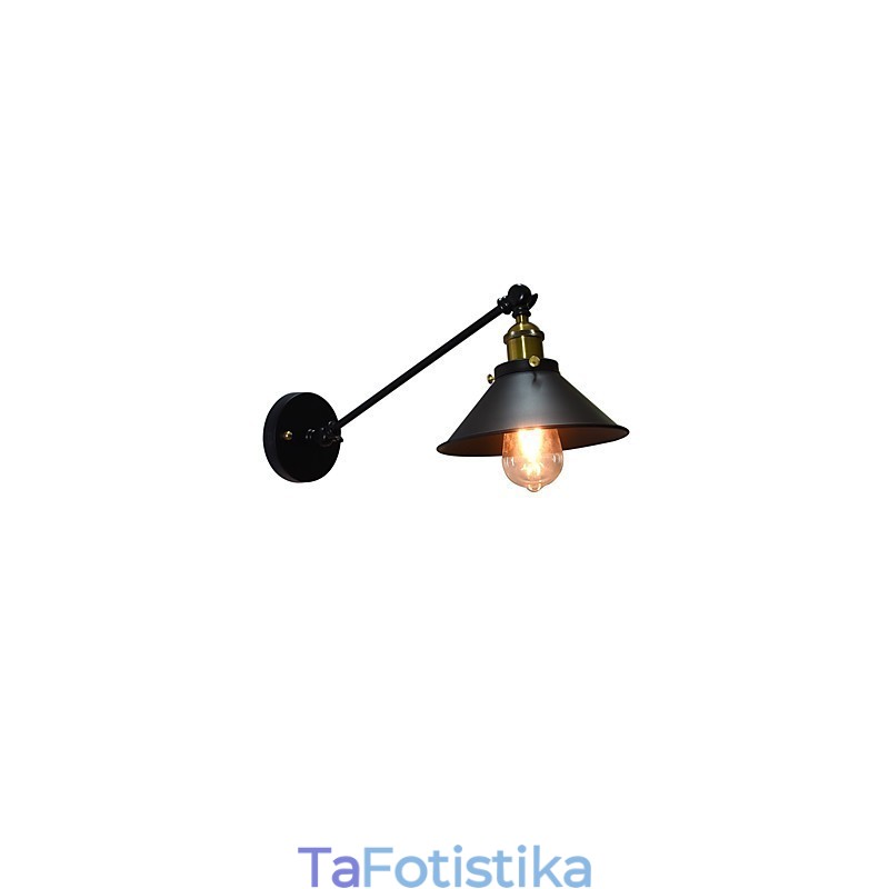 Buzz Wall Σιδερένιο Επιτοίχιο Φωτιστικό Dumb Black Lightsaber Lamp on Wall