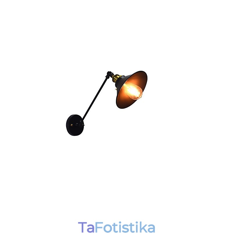 Buzz Wall Σιδερένιο Επιτοίχιο Φωτιστικό Dumb Black Lightsaber Lamp on Wall