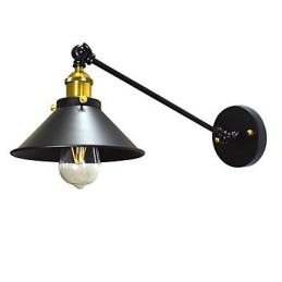Buzz Wall Σιδερένιο Επιτοίχιο Φωτιστικό Dumb Black Lightsaber Lamp on Wall