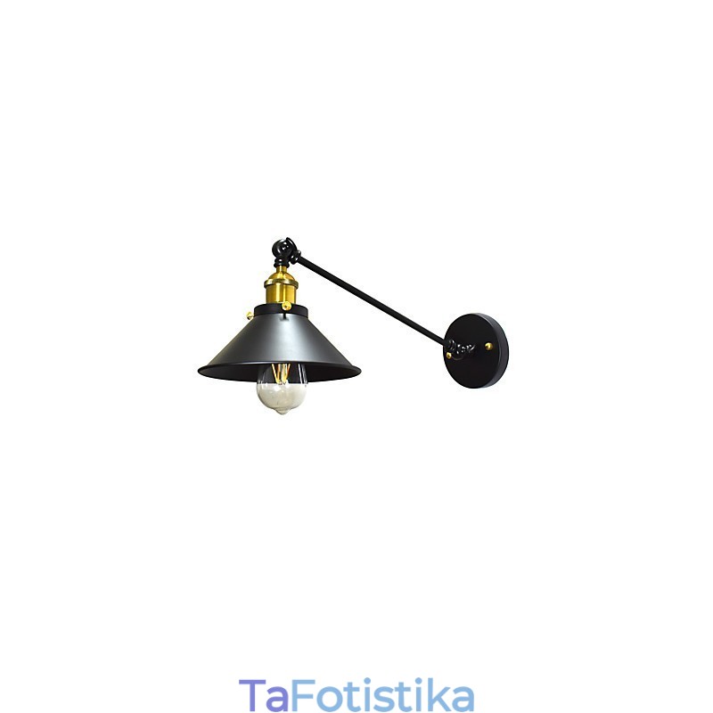 Buzz Wall Σιδερένιο Επιτοίχιο Φωτιστικό Dumb Black Lightsaber Lamp on Wall
