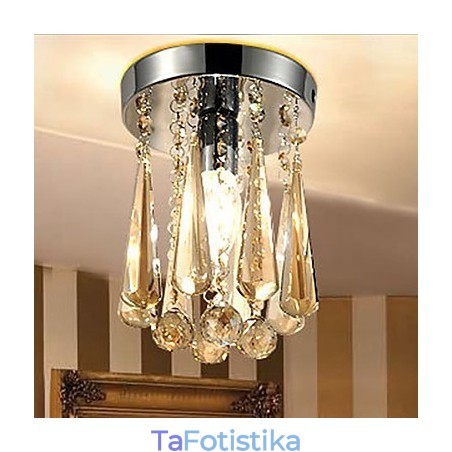 Μοντέρνο, σύγχρονο γκαράζ Crystal Flush Mount Μοντέρνο, σύγχρονο γκαράζ Crystal Flush Mount
