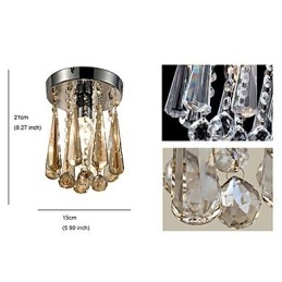 Μοντέρνο, σύγχρονο γκαράζ Crystal Flush Mount