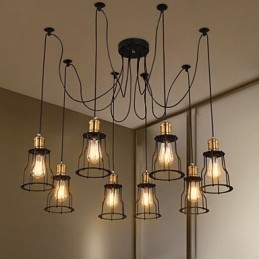 Country Designers ζωγραφίζουν μεταλλικό πολυέλαιο