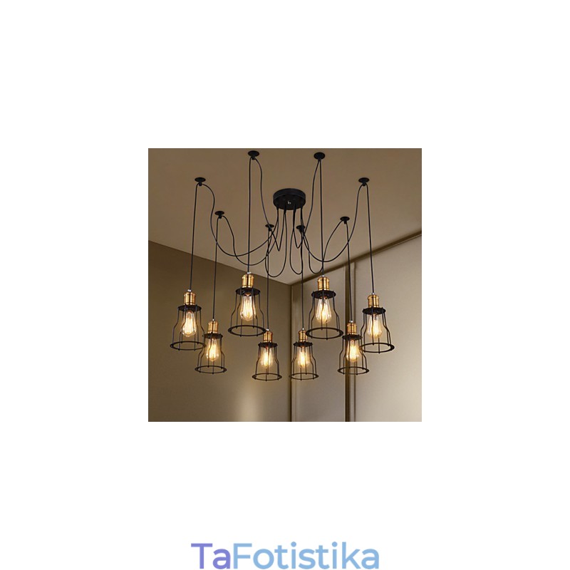 Country Designers ζωγραφίζουν μεταλλικό πολυέλαιο