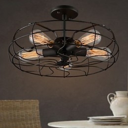 The American Country Industrial Designer Lamp Personalized Lamp European Retro Ανεμιστήρων Φωτιστικά Οροφής