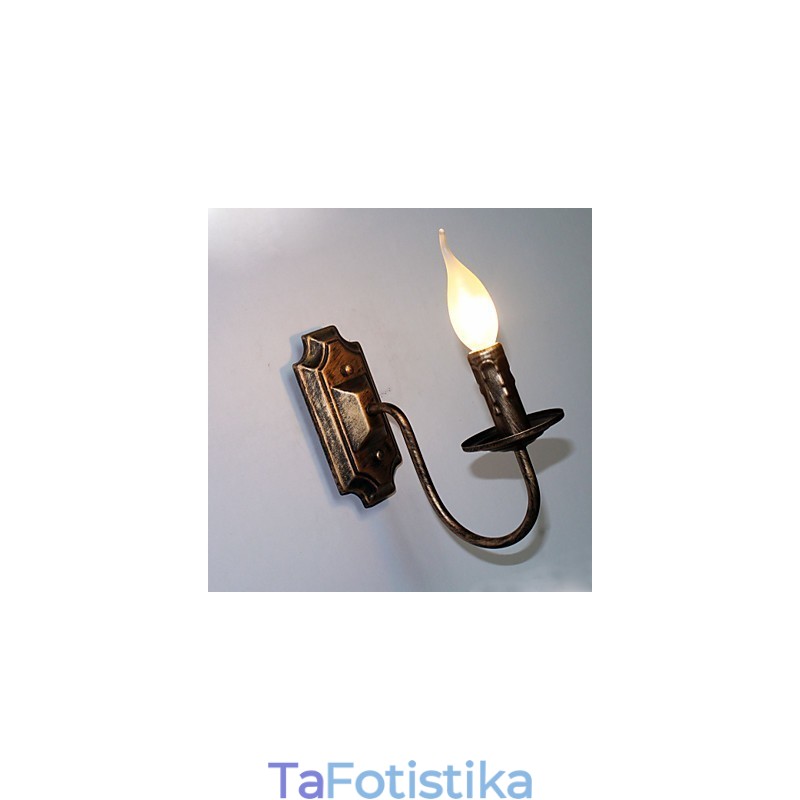 Αντίκα Φωτιστικό Τοίχου Σχήμα Κεριού Απλό Φωτιστικό Μπαλκονιού Διαδρόμου Επιτοίχιο Φωτιστικό