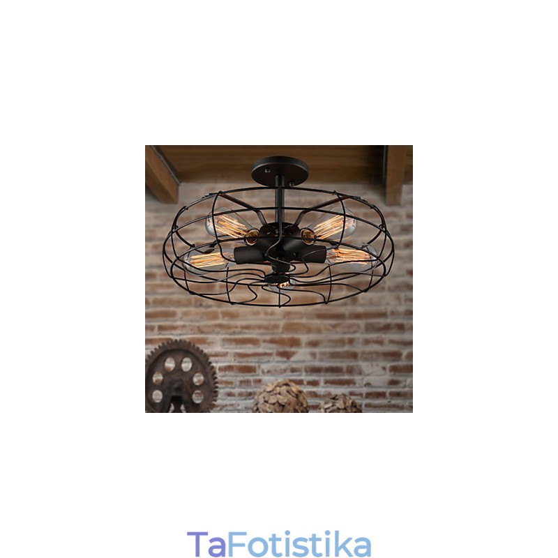The American Country Industrial Designer Lamp Personalized Lamp European Retro Ανεμιστήρων Φωτιστικά Οροφής