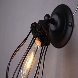 Παραδοσιακό Classic Rustic Lodge Country Painting για Swing Arm Ambient Light Απλίκες τοίχου Φωτιστικό τοίχου
