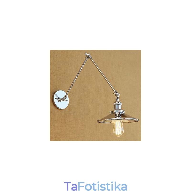 Rustic Lodge Country ρετρό ηλεκτρολυμένο χαρακτηριστικό για Mini Style Swing Arm Ambient Light