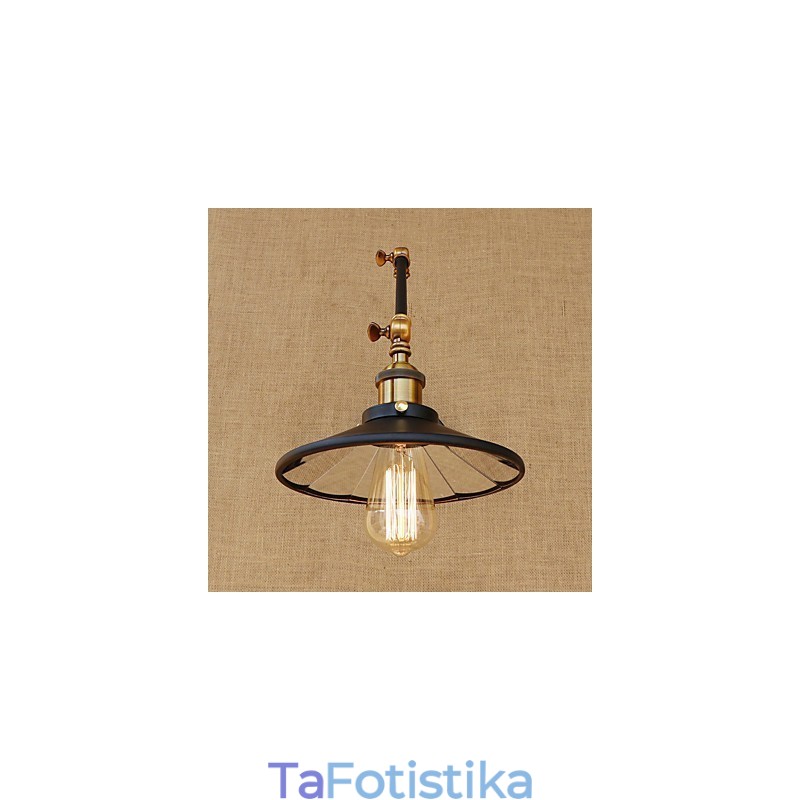 Rustic Lodge Country ρετρό ηλεκτρολυμένο χαρακτηριστικό για Mini Style Swing Arm Ambient Light