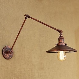 Rustic Lodge Country ρετρό ηλεκτρολυμένο χαρακτηριστικό για Mini Style Swing Arm Ambient Light