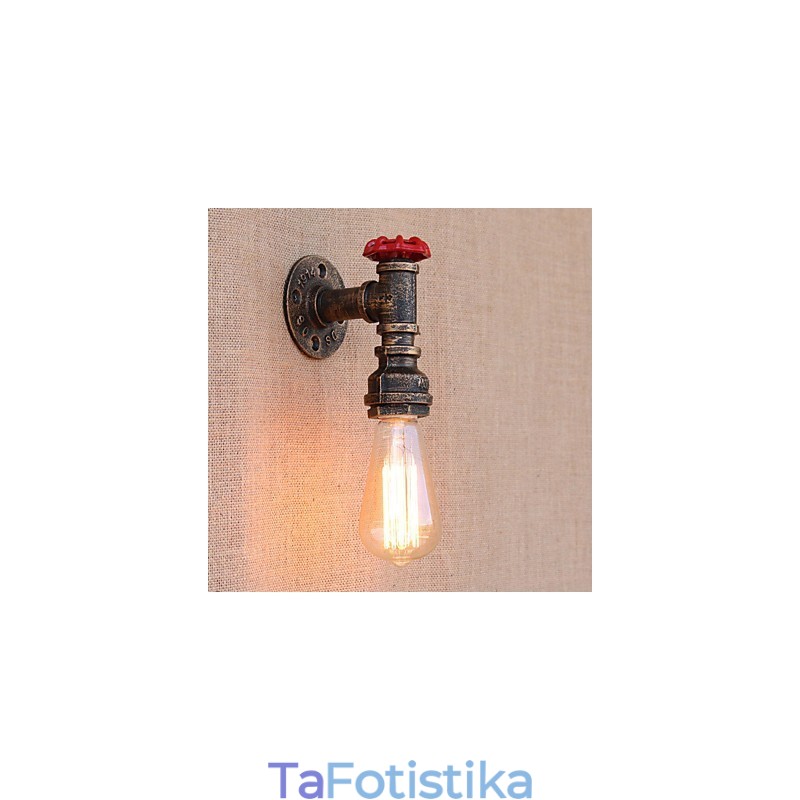 Country Retro Painting χαρακτηριστικό για Mini Style Ambient Light Απλίκες τοίχου Φωτιστικό τοίχου