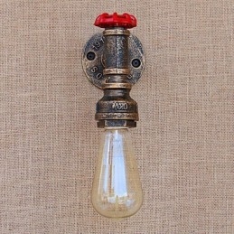 Country Retro Painting χαρακτηριστικό για Mini Style Ambient Light Απλίκες τοίχου Φωτιστικό τοίχου