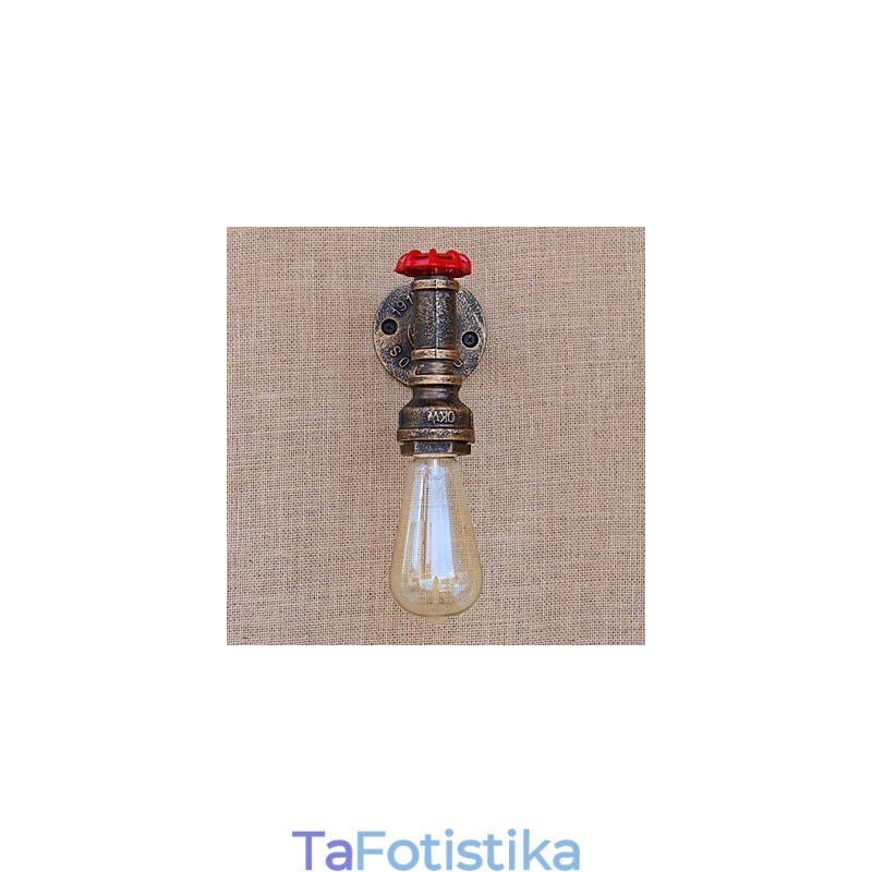 Country Retro Painting χαρακτηριστικό για Mini Style Ambient Light Απλίκες τοίχου Φωτιστικό τοίχου