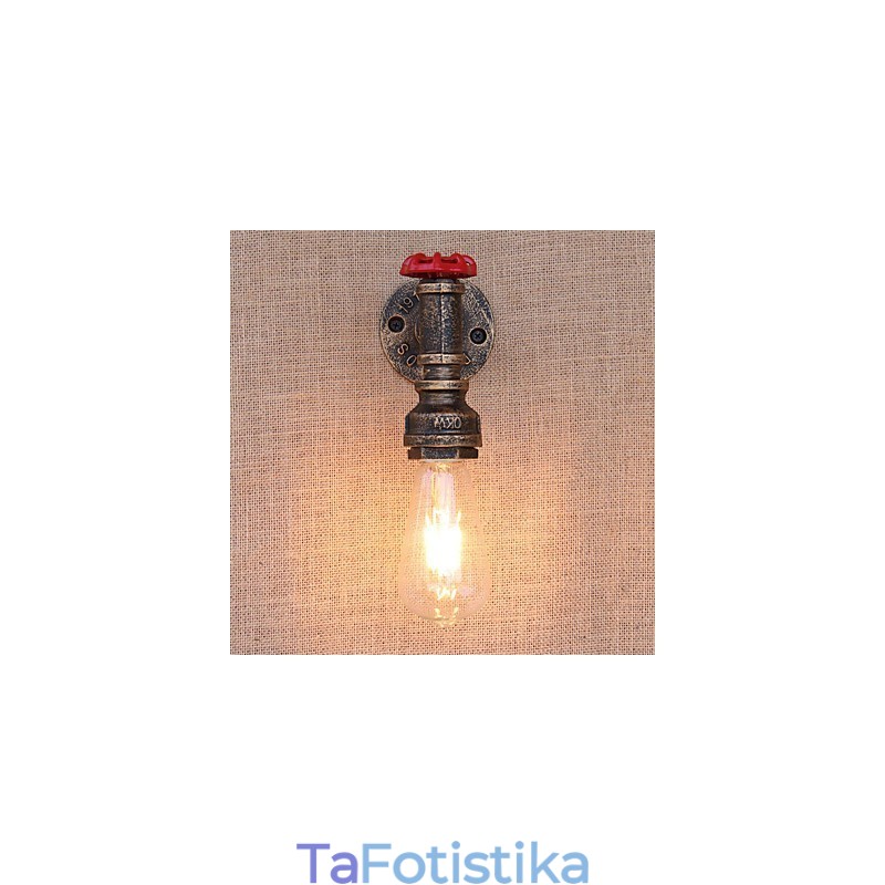 Country Retro Painting χαρακτηριστικό για Mini Style Ambient Light Απλίκες τοίχου Φωτιστικό τοίχου