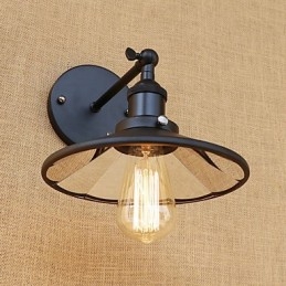 Country Retro Painting χαρακτηριστικό για Mini Style Ambient Light Απλίκες τοίχου Φωτιστικό τοίχου