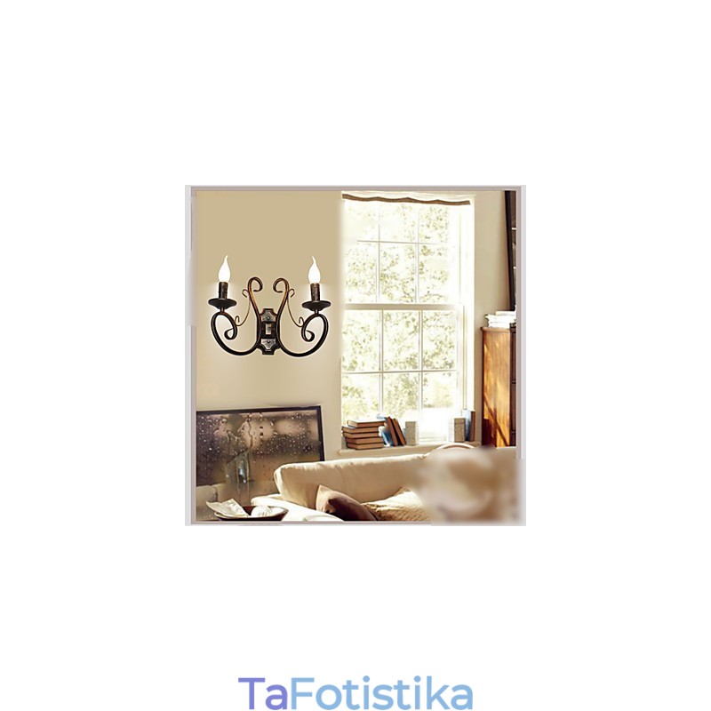 Νέο Retro Attic American Style Retro Επιτοίχιο Φωτιστικό Κρεβατοκάμαρας Επιτοίχιο Φωτιστικό Κερί
