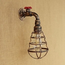 Country Retro Painting χαρακτηριστικό για Mini Style Ambient Light Απλίκες τοίχου Φωτιστικό τοίχου