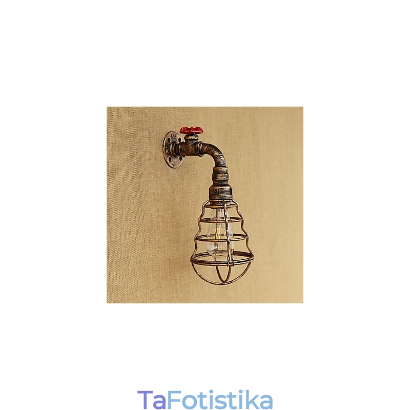 Country Retro Painting χαρακτηριστικό για Mini Style Ambient Light Απλίκες τοίχου Φωτιστικό τοίχου