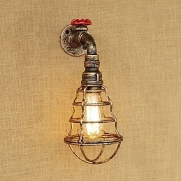 Country Retro Painting χαρακτηριστικό για Mini Style Ambient Light Απλίκες τοίχου Φωτιστικό τοίχου