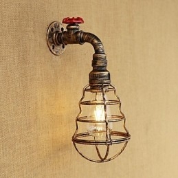 Country Retro Painting χαρακτηριστικό για Mini Style Ambient Light Απλίκες τοίχου Φωτιστικό τοίχου