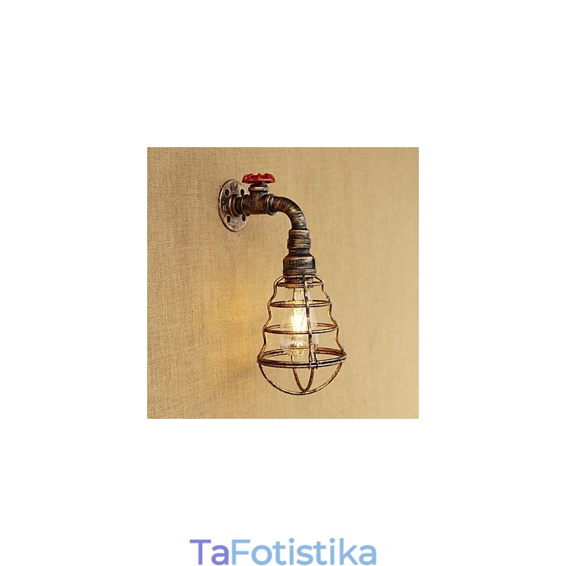 Country Retro Painting χαρακτηριστικό για Mini Style Ambient Light Απλίκες τοίχου Φωτιστικό τοίχου