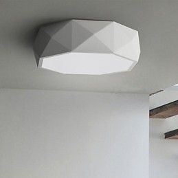 Γεωμετρικά Φωτιστικά Οροφής White Light Concise Modern